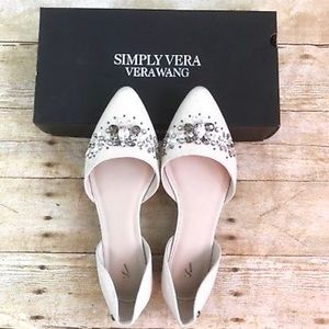 Pointed Embellished Flats